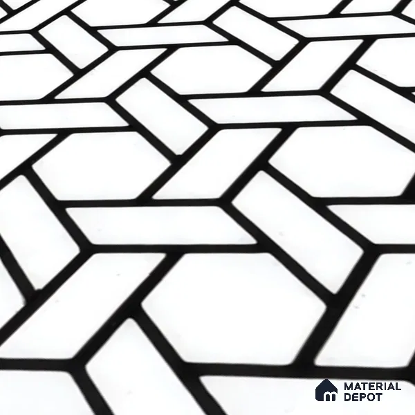 Moroccan Tile TL 05211 Zellige Penrose Passion Multi Colour 1 ft x 1 ft Vitrified Matte Finish - 9 mm | Suitable for Kitchen, Bathroom, Balcony Floor & Wall | Please Expect a Slight Variation of Pattern (Sample)