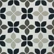 Moroccan Wall & Floor Tile TL 05219 B Zellige Monochrome Blossom Multi Colour 1 ft x 1 ft Vitrified Matte Finish - 9 mm | Suitable for Kitchen, Bathroom, Balcony | Please Expect a Slight Variation of Pattern | Image 04