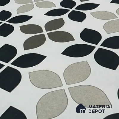 Moroccan Tile TL 05219 B Zellige Monochrome Blossom Multi Colour 1 ft x 1 ft Vitrified Matte Finish - 9 mm | Suitable for Kitchen, Bathroom, Balcony Floor & Wall | Please Expect a Slight Variation of Pattern (Sample)