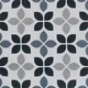 Moroccan Wall & Floor Tile TL 05219 Zellige Midnight Blossom Multi Colour 1 ft x 1 ft Vitrified Matte Finish - 9 mm | Suitable for Kitchen, Bathroom, Balcony | Please Expect a Slight Variation of Pattern | Image 05