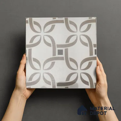 Moroccan Wall & Floor Tile TL 05286 Zellige Noir Brown Square Multi Colour 1 ft x 1 ft Porcelain Matte Finish - 9 mm | Suitable for Kitchen, Bathroom, Balcony | Please Expect a Slight Variation of Pattern