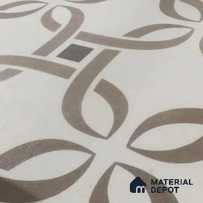 Moroccan Wall & Floor Tile TL 05286 Zellige Noir Brown Square Multi Colour 1 ft x 1 ft Porcelain Matte Finish - 9 mm | Suitable for Kitchen, Bathroom, Balcony | Please Expect a Slight Variation of Pattern