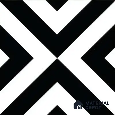Moroccan Tile TL 05212 Zellige Endless Square Multi Colour 1 ft x 1 ft Vitrified Matte Finish - 9 mm | Suitable for Kitchen, Bathroom, Balcony Floor & Wall | Please Expect a Slight Variation of Pattern