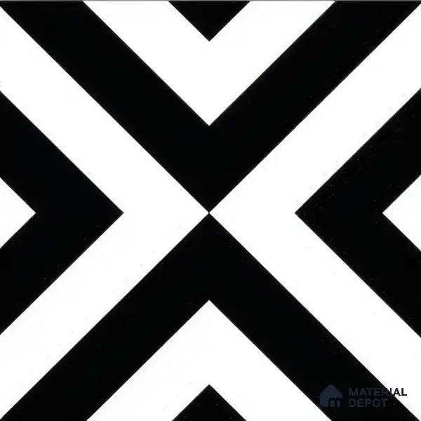 Moroccan Tile TL 05212 Zellige Endless Square Multi Colour 1 ft x 1 ft Vitrified Matte Finish - 9 mm | Suitable for Kitchen, Bathroom, Balcony Floor & Wall | Please Expect a Slight Variation of Pattern