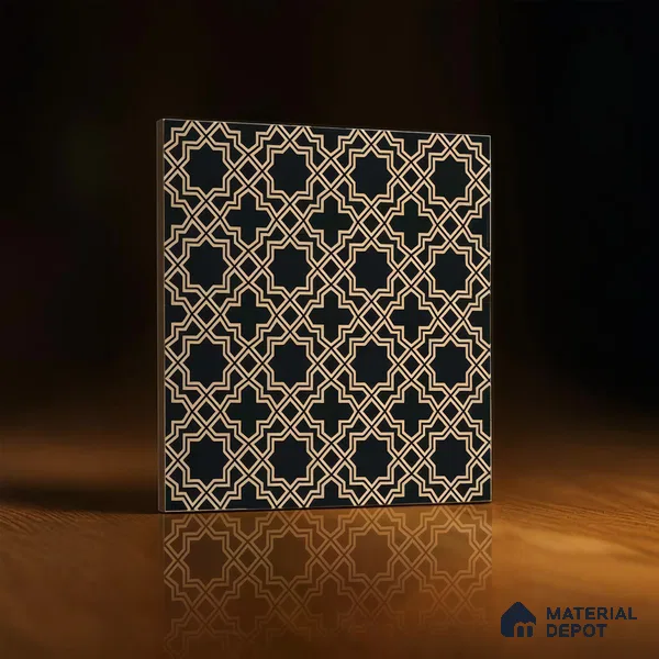 Moroccan Tile TL 05213 Zellige Vibrant Honeycomb Multi Colour 1 ft x 1 ft Vitrified Matte Finish - 9 mm | Suitable for Kitchen, Bathroom, Balcony Floor & Wall | Please Expect a Slight Variation of Pattern (Sample)