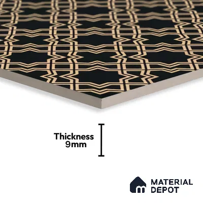 Moroccan Tile TL 05213 Zellige Vibrant Honeycomb Multi Colour 1 ft x 1 ft Vitrified Matte Finish - 9 mm | Suitable for Kitchen, Bathroom, Balcony Floor & Wall | Please Expect a Slight Variation of Pattern (Sample)