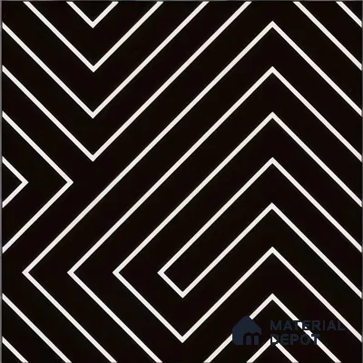 Moroccan Tile TL 05214 Zellige Stagger Lines Multi Colour 1 ft x 1 ft Vitrified Matte Finish - 9 mm | Suitable for Kitchen, Bathroom, Balcony Floor & Wall | Please Expect a Slight Variation of Pattern (Sample)