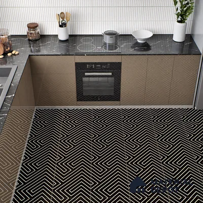 Moroccan Tile TL 05214 Zellige Stagger Lines Multi Colour 1 ft x 1 ft Vitrified Matte Finish - 9 mm | Suitable for Kitchen, Bathroom, Balcony Floor & Wall | Please Expect a Slight Variation of Pattern (Sample)