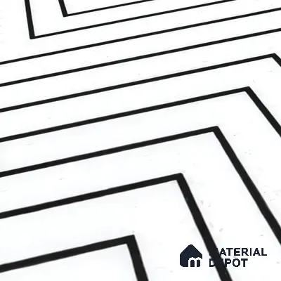 Moroccan Tile TL 05186 Zellige Puzzle Lines Multi Colour 1 ft x 1 ft Vitrified Matte Finish - 9 mm | Suitable for Kitchen, Bathroom, Balcony Floor & Wall | Please Expect a Slight Variation of Pattern