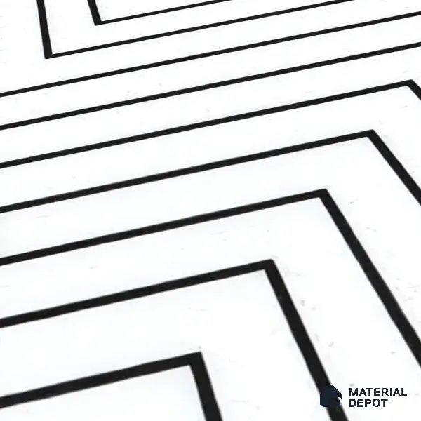 Moroccan Tile TL 05186 Zellige Puzzle Lines Multi Colour 1 ft x 1 ft Vitrified Matte Finish - 9 mm | Suitable for Kitchen, Bathroom, Balcony Floor & Wall | Please Expect a Slight Variation of Pattern