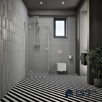 Moroccan Wall & Floor Tile TL 05187 Zellige Linear Zebra Multi Colour 1 ft x 1 ft Porcelain Matte Finish - 9 mm | Suitable for Kitchen, Bathroom, Entryway | Please Expect a Slight Variation of Pattern