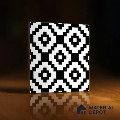 Moroccan Tile TL 05188 Zellige Medina Mystique Multi Colour 1 ft x 1 ft Vitrified Matte Finish - 9 mm | Suitable for Kitchen, Bathroom, Balcony Floor & Wall | Please Expect a Slight Variation of Pattern