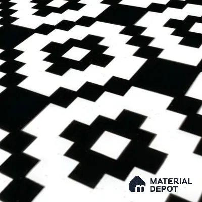 Moroccan Tile TL 05188 Zellige Medina Mystique Multi Colour 1 ft x 1 ft Vitrified Matte Finish - 9 mm | Suitable for Kitchen, Bathroom, Balcony Floor & Wall | Please Expect a Slight Variation of Pattern
