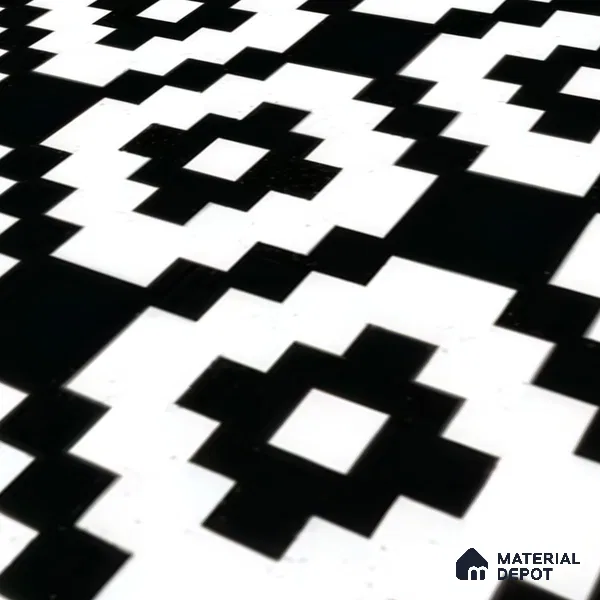 Moroccan Tile TL 05188 Zellige Medina Mystique Multi Colour 1 ft x 1 ft Vitrified Matte Finish - 9 mm | Suitable for Kitchen, Bathroom, Balcony Floor & Wall | Please Expect a Slight Variation of Pattern