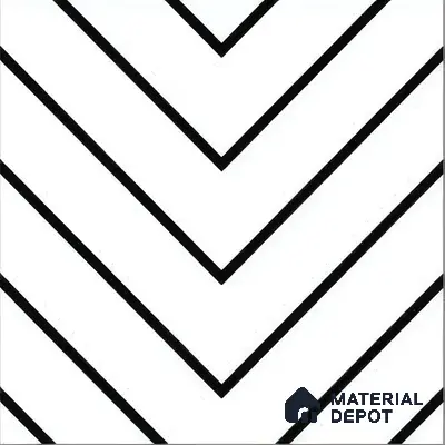 Moroccan Tile TL 05189 Zellige Wave Lines Multi Colour 1 ft x 1 ft Vitrified Matte Finish - 9 mm | Suitable for Kitchen, Bathroom, Balcony Floor & Wall | Please Expect a Slight Variation of Pattern