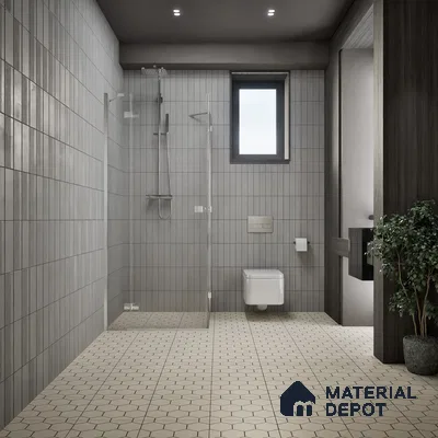 Moroccan Tile TL 05190 Zellige Honeycomb Beige Brown 1 ft x 1 ft Vitrified Matte Finish - 9 mm | Suitable for Kitchen, Bathroom, Balcony Floor & Wall | Please Expect a Slight Variation of Pattern (Sample)