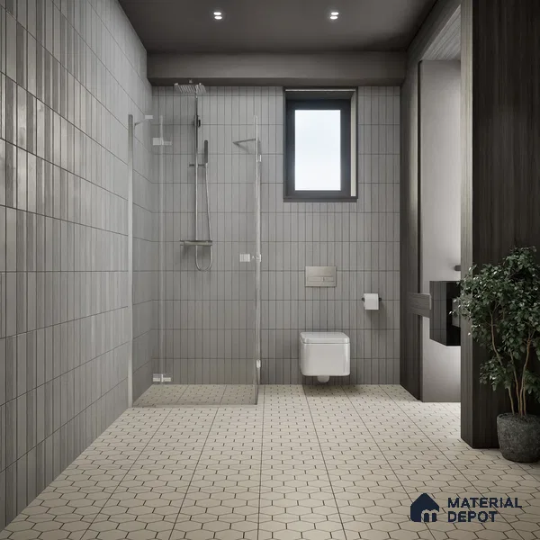 Moroccan Tile TL 05190 Zellige Honeycomb Beige Brown 1 ft x 1 ft Vitrified Matte Finish - 9 mm | Suitable for Kitchen, Bathroom, Balcony Floor & Wall | Please Expect a Slight Variation of Pattern (Sample)