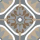 Moroccan Wall & Floor Tile TL 05191 B Zellige Floral Brown Multi Colour 1 ft x 1 ft Vitrified Matte Finish - 9 mm | Suitable for Kitchen, Bathroom, Balcony | Please Expect a Slight Variation of Pattern | Image 02