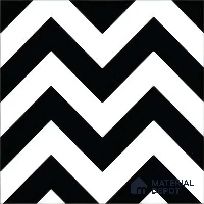 Moroccan Tile TL 05195 Zellige Inverted Wave Multi Colour 1 ft x 1 ft Vitrified Matte Finish - 9 mm | Suitable for Kitchen, Bathroom, Balcony Floor & Wall | Please Expect a Slight Variation of Pattern (Sample)