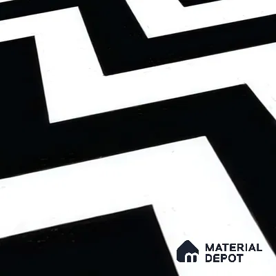 Moroccan Tile TL 05195 Zellige Inverted Wave Multi Colour 1 ft x 1 ft Vitrified Matte Finish - 9 mm | Suitable for Kitchen, Bathroom, Balcony Floor & Wall | Please Expect a Slight Variation of Pattern (Sample)