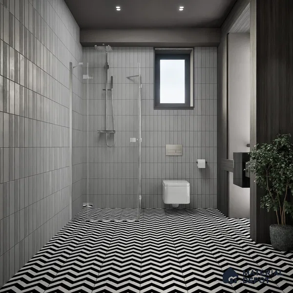 Moroccan Tile TL 05195 Zellige Inverted Wave Multi Colour 1 ft x 1 ft Vitrified Matte Finish - 9 mm | Suitable for Kitchen, Bathroom, Balcony Floor & Wall | Please Expect a Slight Variation of Pattern (Sample)