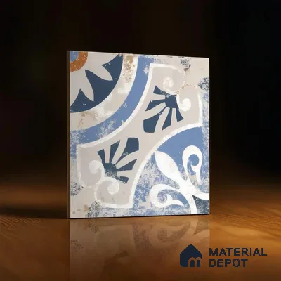 Moroccan Tile TL 04801 Zellige Rustic Tulsa Multi Colour 1 ft x 1 ft Vitrified Matte Finish - 11 mm | Suitable for Kitchen, Bathroom, Balcony Floor & Wall | Please Expect a Slight Variation of Pattern (Sample)