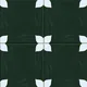 Moroccan Floor & Wall Athangudi Tile TL 05859 Zellige Emerald Leaf Green 1 ft x 1 ft Vitrified Matte Finish - 9 mm | Suitable for Bathroom, Kitchen, Balcony | Please Expect a Slight Variation of Pattern | Image 04