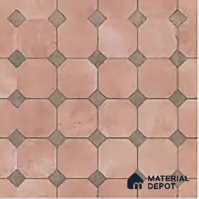Moroccan Wall & Floor Tile TL 06076 B Hazel Mosaic 200 x 200 mm Vitrified Glue Matte Finish - 9 mm | Ideal For Living Room, Bathroom, Kitchen | 2 mm Spacer is Mandatory | Please Expect a Slight Variation of Pattern