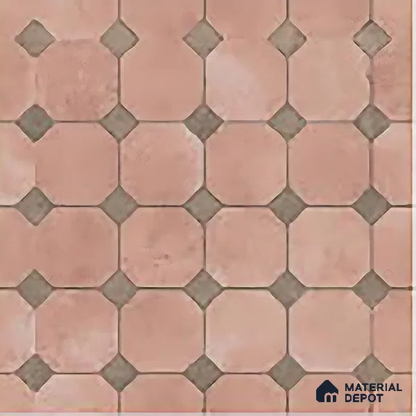 Moroccan Wall & Floor Tile TL 06076 B Hazel Mosaic 200 x 200 mm Vitrified Glue Matte Finish - 9 mm | Ideal For Living Room, Bathroom, Kitchen | 2 mm Spacer is Mandatory | Please Expect a Slight Variation of Pattern