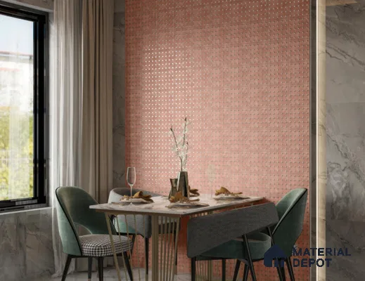 Moroccan Wall & Floor Tile TL 06076 B Hazel Mosaic 200 x 200 mm Vitrified Glue Matte Finish - 9 mm | Ideal For Living Room, Bathroom, Kitchen | 2 mm Spacer is Mandatory | Please Expect a Slight Variation of Pattern