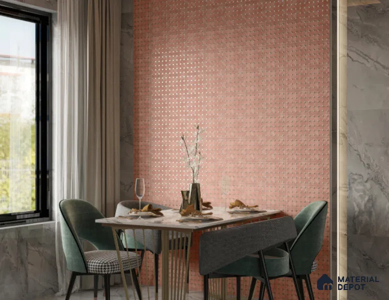 Moroccan Wall & Floor Tile TL 06076 B Hazel Mosaic 200 x 200 mm Vitrified Glue Matte Finish - 9 mm | Ideal For Living Room, Bathroom, Kitchen | 2 mm Spacer is Mandatory | Please Expect a Slight Variation of Pattern