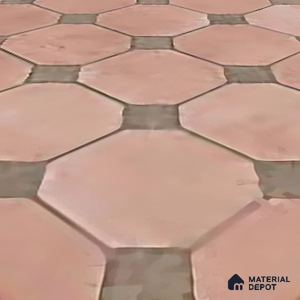 Moroccan Wall & Floor Tile TL 06076 B Hazel Mosaic 200 x 200 mm Vitrified Glue Matte Finish - 9 mm | Ideal For Living Room, Bathroom, Kitchen | 2 mm Spacer is Mandatory | Please Expect a Slight Variation of Pattern