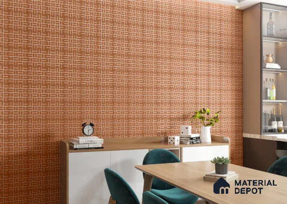 Moroccan Wall & Floor Tile TL 06078 Motif Brown 200 x 200 mm Vitrified Glue Matte Finish - 9 mm | Suitable For Kitchen, Bathroom, Balcony | 2 mm Spacer is Mandatory | Please Expect a Slight Variation of Pattern