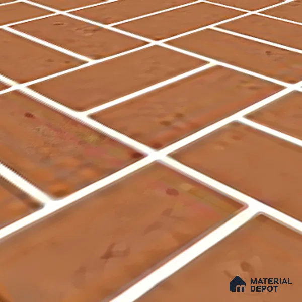 Moroccan Wall & Floor Tile TL 06078 Motif Brown 200 x 200 mm Vitrified Glue Matte Finish - 9 mm | Suitable For Kitchen, Bathroom, Balcony | 2 mm Spacer is Mandatory | Please Expect a Slight Variation of Pattern