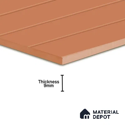 Subway Floor & Wall Tile TL 05981 C Strap Brown Punch 200 x 200 mm Full Body Vitrified Punch Matte Finish - 9 mm | Ideal For Bathroom, Kitchen, Dining Areas | 2 mm Spacer is Mandatory | Please Expect a Slight Variation of Pattern (Sample)