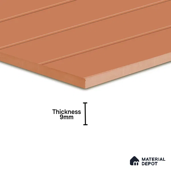 Subway Floor & Wall Tile TL 05981 C Strap Brown Punch 200 x 200 mm Full Body Vitrified Punch Matte Finish - 9 mm | Ideal For Bathroom, Kitchen, Dining Areas | 2 mm Spacer is Mandatory | Please Expect a Slight Variation of Pattern (Sample)