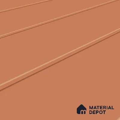 Subway Floor & Wall Tile TL 05981 C Strap Brown Punch 200 x 200 mm Full Body Vitrified Punch Matte Finish - 9 mm | Ideal For Bathroom, Kitchen, Dining Areas | 2 mm Spacer is Mandatory | Please Expect a Slight Variation of Pattern (Sample)