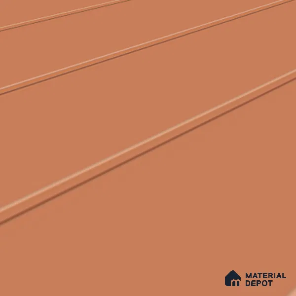 Subway Floor & Wall Tile TL 05981 C Strap Brown Punch 200 x 200 mm Full Body Vitrified Punch Matte Finish - 9 mm | Ideal For Bathroom, Kitchen, Dining Areas | 2 mm Spacer is Mandatory | Please Expect a Slight Variation of Pattern (Sample)