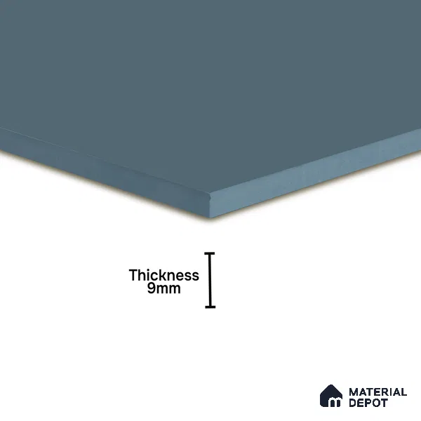 Subway Floor & Wall Tile TL 05982 B Plain Slate Blue 200 x 200 mm Full Body Vitrified Matte Finish - 9 mm | Ideal For Bathroom, Kitchen, Dining Areas | 2 mm Spacer is Mandatory | Please Expect a Slight Variation of Pattern