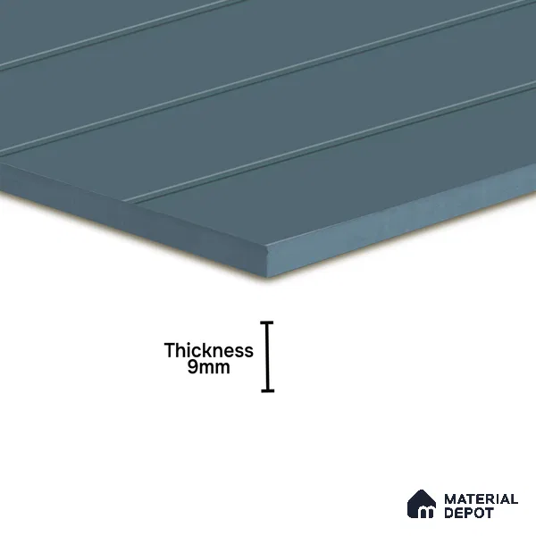 Subway Floor & Wall Tile TL 05982 C Strap Slate Blue Punch 200 x 200 mm Full Body Vitrified Punch Matte Finish - 9 mm | Ideal For Bathroom, Kitchen, Dining Areas | 2 mm Spacer is Mandatory | Please Expect a Slight Variation of Pattern (Sample)