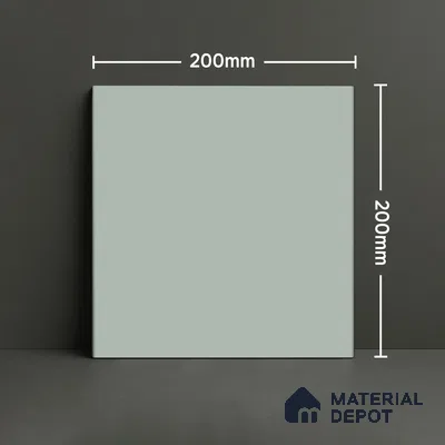 Subway Floor & Wall Tile TL 05984 B Plain Sky 200 x 200 mm Full Body Vitrified Matte Finish - 9 mm | Ideal For Bathroom, Kitchen, Dining Areas | 2 mm Spacer is Mandatory | Please Expect a Slight Variation of Pattern