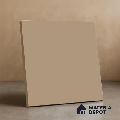 Subway Floor & Wall Tile TL 05986 B Plain Linen 200 x 200 mm Full Body Vitrified Matte Finish - 9 mm | Ideal For Bathroom, Kitchen, Dining Areas | 2 mm Spacer is Mandatory | Please Expect a Slight Variation of Pattern (Sample)