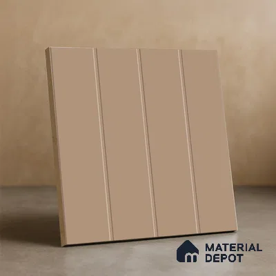 Subway Floor & Wall Tile TL 05986 C Strap Linen Punch 200 x 200 mm Full Body Vitrified Punch Matte Finish - 9 mm | Ideal For Bathroom, Kitchen, Dining Areas | 2 mm Spacer is Mandatory | Please Expect a Slight Variation of Pattern (Sample)