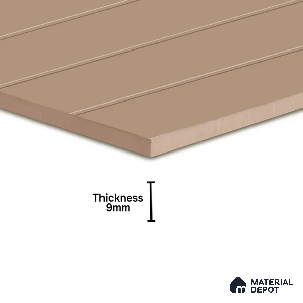 Subway Floor & Wall Tile TL 05986 C Strap Linen Punch 200 x 200 mm Full Body Vitrified Punch Matte Finish - 9 mm | Ideal For Bathroom, Kitchen, Dining Areas | 2 mm Spacer is Mandatory | Please Expect a Slight Variation of Pattern (Sample)