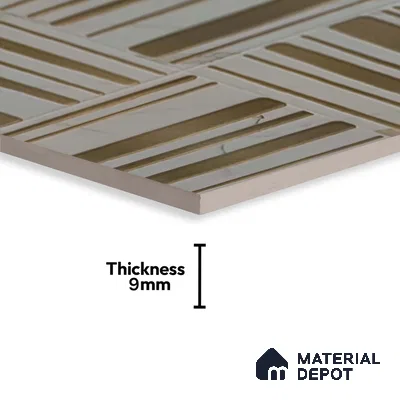 Highlighter Wall Tile TL 05335 B Splendore Morse Plaza Light 2 ft x 1 ft Ceramic Matte Finish - 9 mm | Suitable for Kitchen, Bathroom & Balcony Walls (Sample)