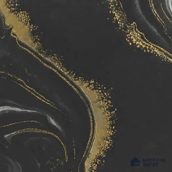 Moroccan Wall Tile TL 05641 Tangier Midnight Opal 6 x 6 inch Ceramic Matte Finish - 9 mm | 4 Random Faces | Suitable for Living Room, Bathroom, Kitchen & Backsplash