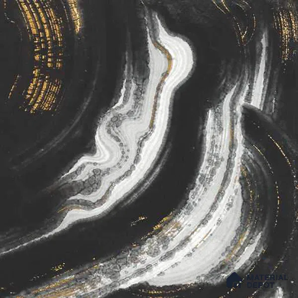 Moroccan Wall Tile TL 05641 Tangier Midnight Opal 6 x 6 inch Ceramic Matte Finish - 9 mm | 4 Random Faces | Suitable for Living Room, Bathroom, Kitchen & Backsplash