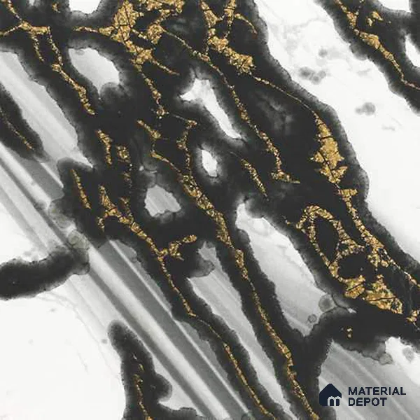 Moroccan Wall Tile TL 05641 Tangier Midnight Opal 6 x 6 inch Ceramic Matte Finish - 9 mm | 4 Random Faces | Suitable for Living Room, Bathroom, Kitchen & Backsplash