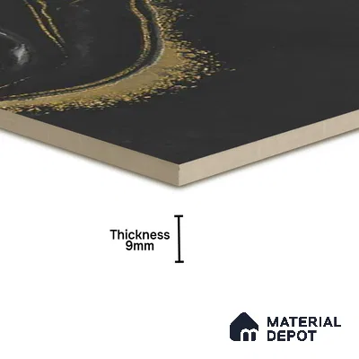 Moroccan Wall Tile TL 05641 Tangier Midnight Opal 6 x 6 inch Ceramic Matte Finish - 9 mm | 4 Random Faces | Suitable for Living Room, Bathroom, Kitchen & Backsplash