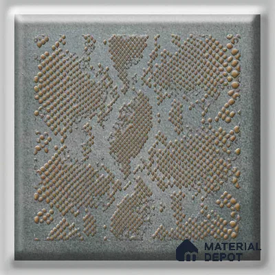 Moroccan Wall Tile TL 05638 Tangier Prime Pebble 6 x 6 inch Ceramic Matte Finish - 9 mm | 4 Random Faces | Suitable for Living Room, Bathroom, Kitchen & Backsplash
